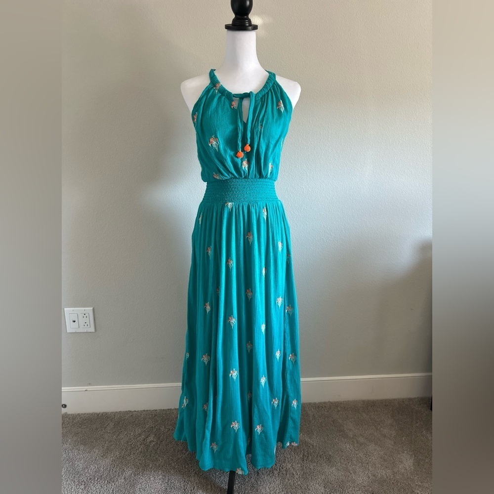 Anthropologie floreat  Skyscape Maxi Dress